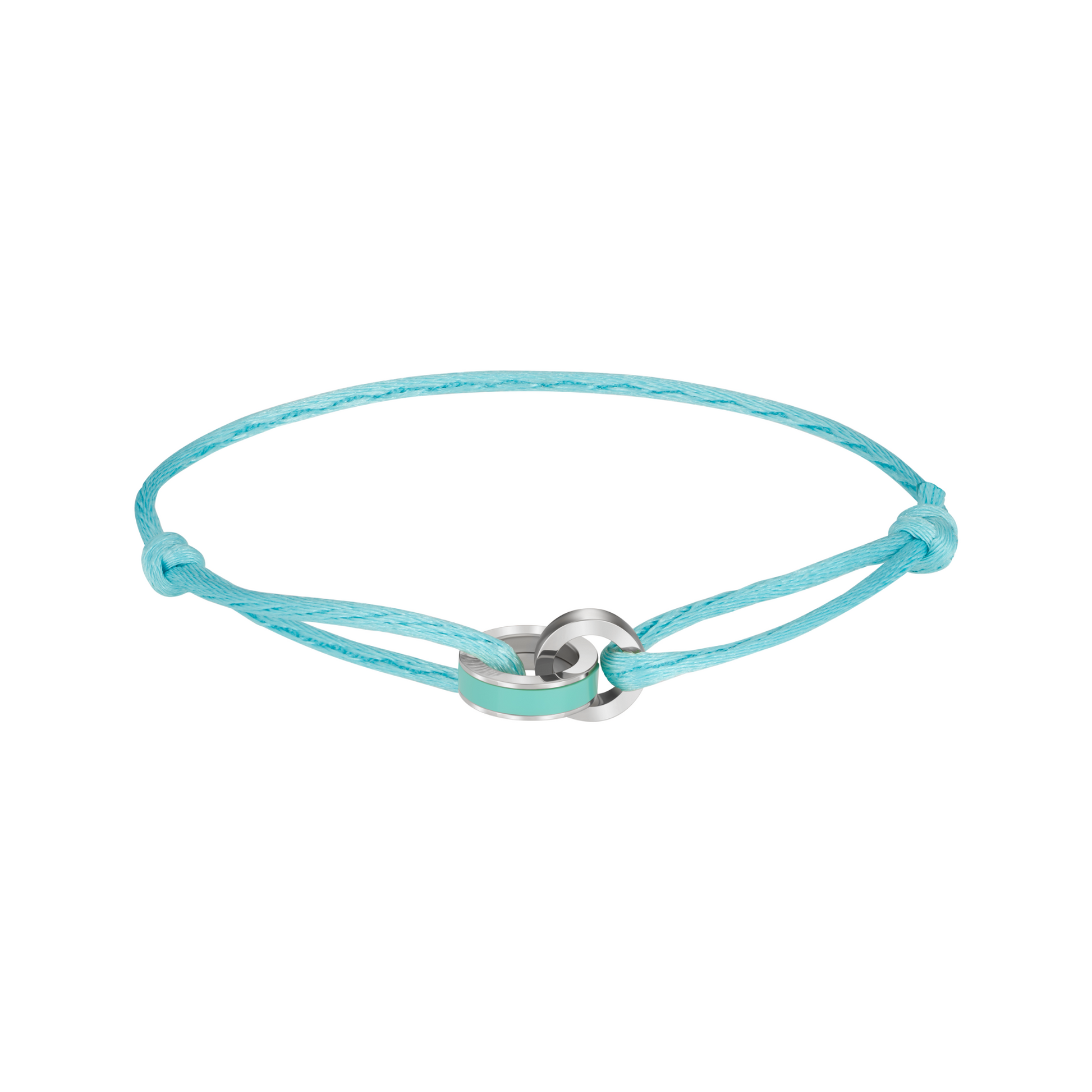 TURQUOISE CORD TURQUOISE CHIP BRACELET