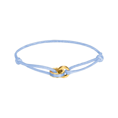 Jason Hyde Wewa Powder Blue Cord Bracelet