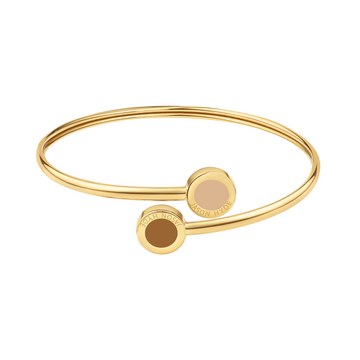 OCEAN BEIGE AND NUTSHELL CHIPS BANGLE