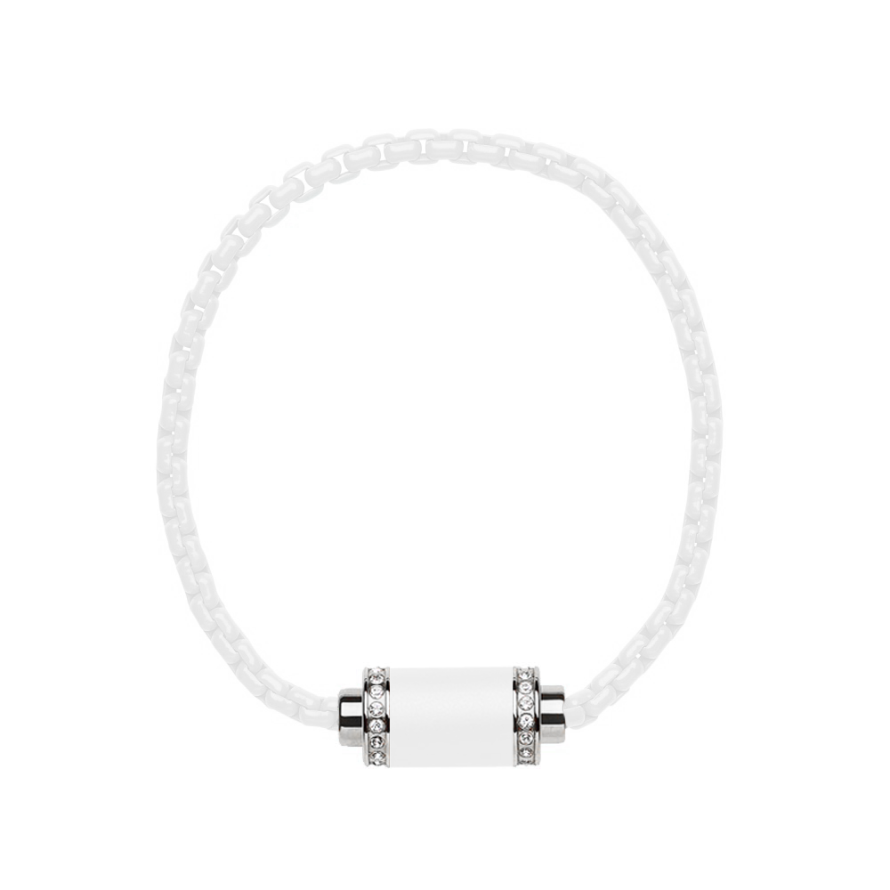 JASON HYDE WHITE CHAIN WHITE CHIP WITH ZIRCONIAS MAGNET