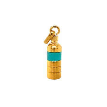 JASON HYDE BOTTLE TURQUOISE CHARM