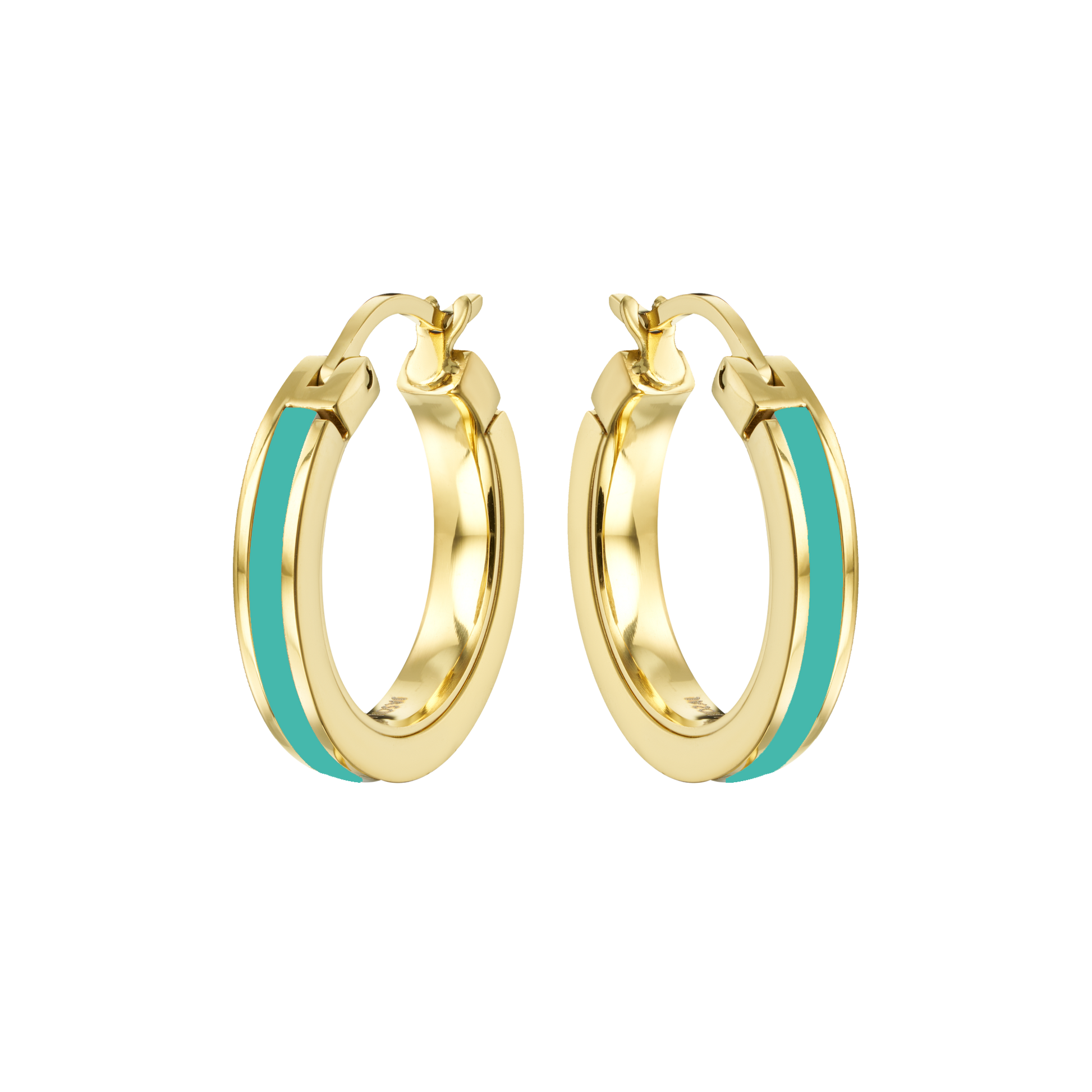 WEWA SINGLE TURQUOISE HOOPS