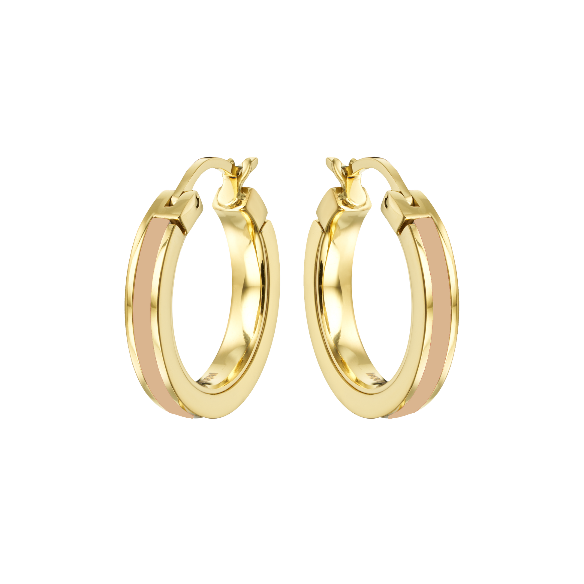 WEWA SINGLE BEIGE HOOPS