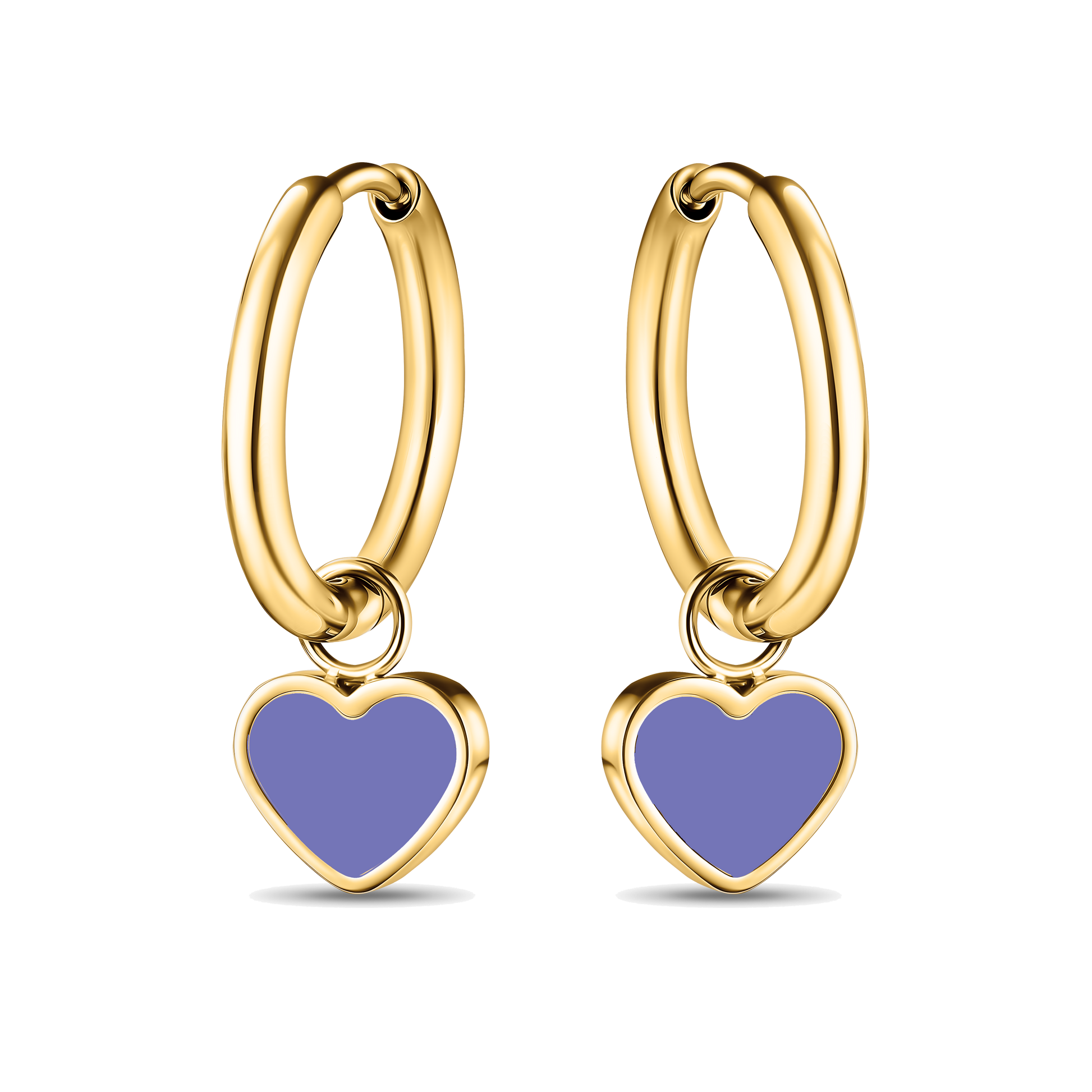 AMARE HOOPS HANGING PERSIAN BLUE CHIP