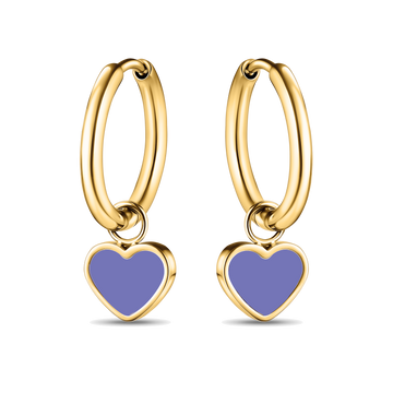 AMARE HOOPS HANGING PERSIAN BLUE CHIP