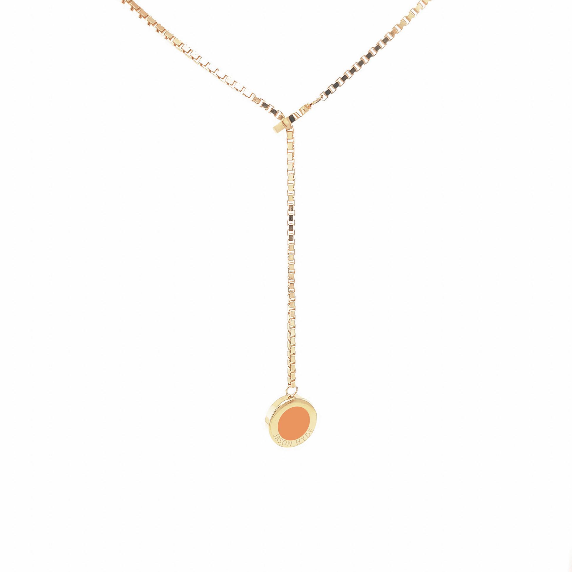 OCEAN APRICOT CRUSH CHIP LARIAT