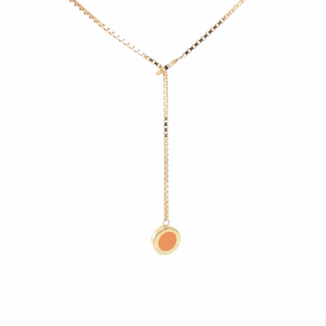 OCEAN APRICOT CRUSH CHIP LARIAT NEW