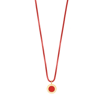 OCEAN RED CHAIN RED CHIP NECKLACE