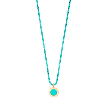 OCEAN TURQUOISE CHAIN TURQUOISE CHIP NECKLACE