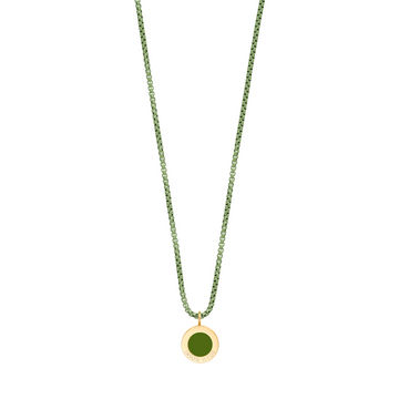 OCEAN OLIVE GREEN CHIP OLIVE GREEN NECKLACE