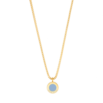OCEAN POWDER BLUE CHIP NECKLACE