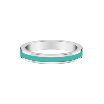 WEWA SINGLE TURQUOISE CHIP RING SS