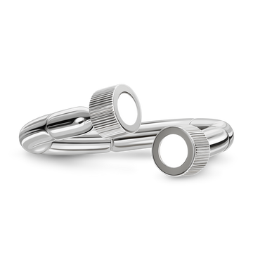 SEACAP WHITE / WHITE CHIPS RING SILVER