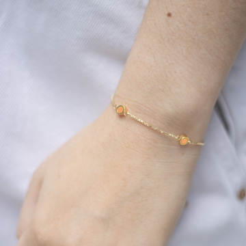 NEW WAVE APRICOT CRUSH 3 CHIP BRACELET