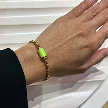 THALASSA YELLOW GOLD LIME GREEN CHIP MAGNET