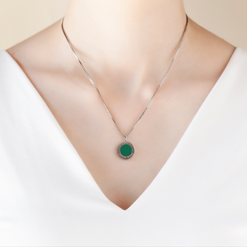 OCEAN GREEN CHIP NECKLACE