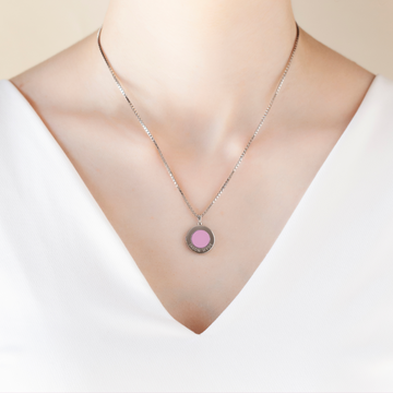 OCEAN FONDANT PINK CHIP NECKLACE