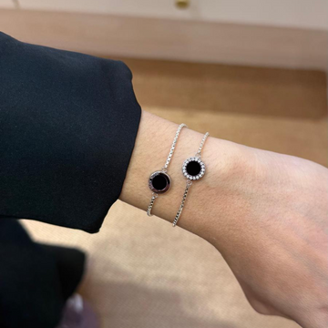 OCEAN BLACK CHIP WITH ZIRCONIA BRACELET