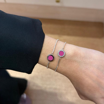 OCEAN ROSE VIOLET CHIP BRACELET