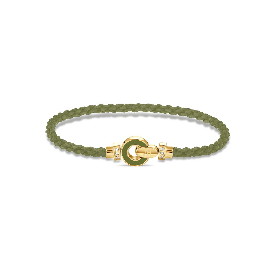 Olive Green Nereida Cord Bracelet 