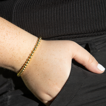 BRACELET ITALY HALF PALLINE IPYG 3 MM