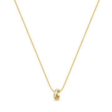 WEWA SAILOR KNOT WHITE CHIP NECKLACE