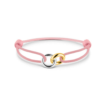 BRACELET SAYNA PINK CORD