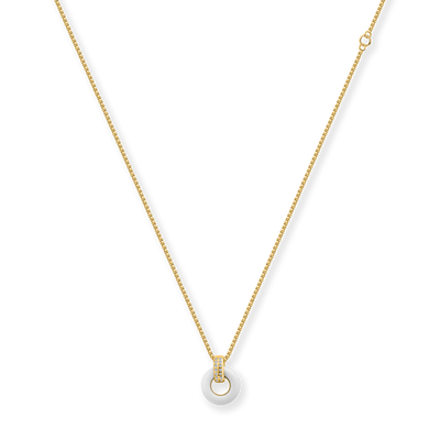 White Lifesaver Necklace