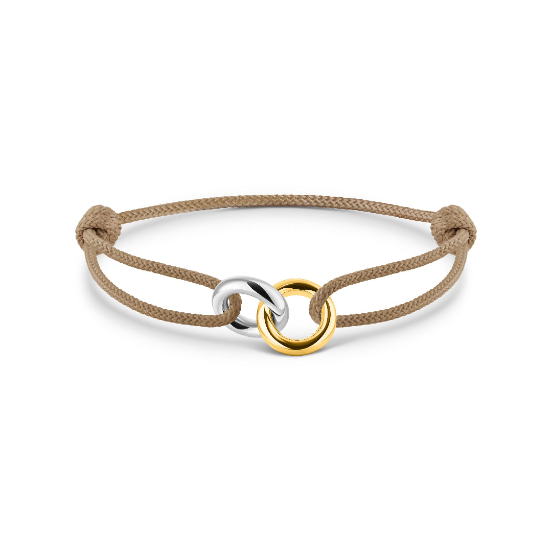 BEIGE SAYNA CORD BRACELET