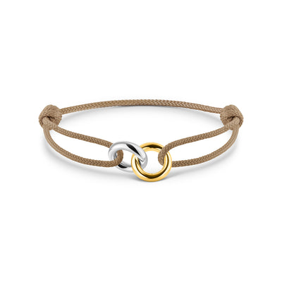 BEIGE SAYNA CORD BRACELET