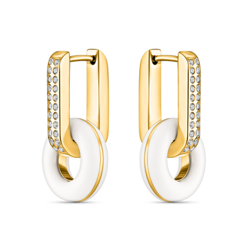 LIFESAVER WHITE CHIP WITH ZIRCONIA HOOPS