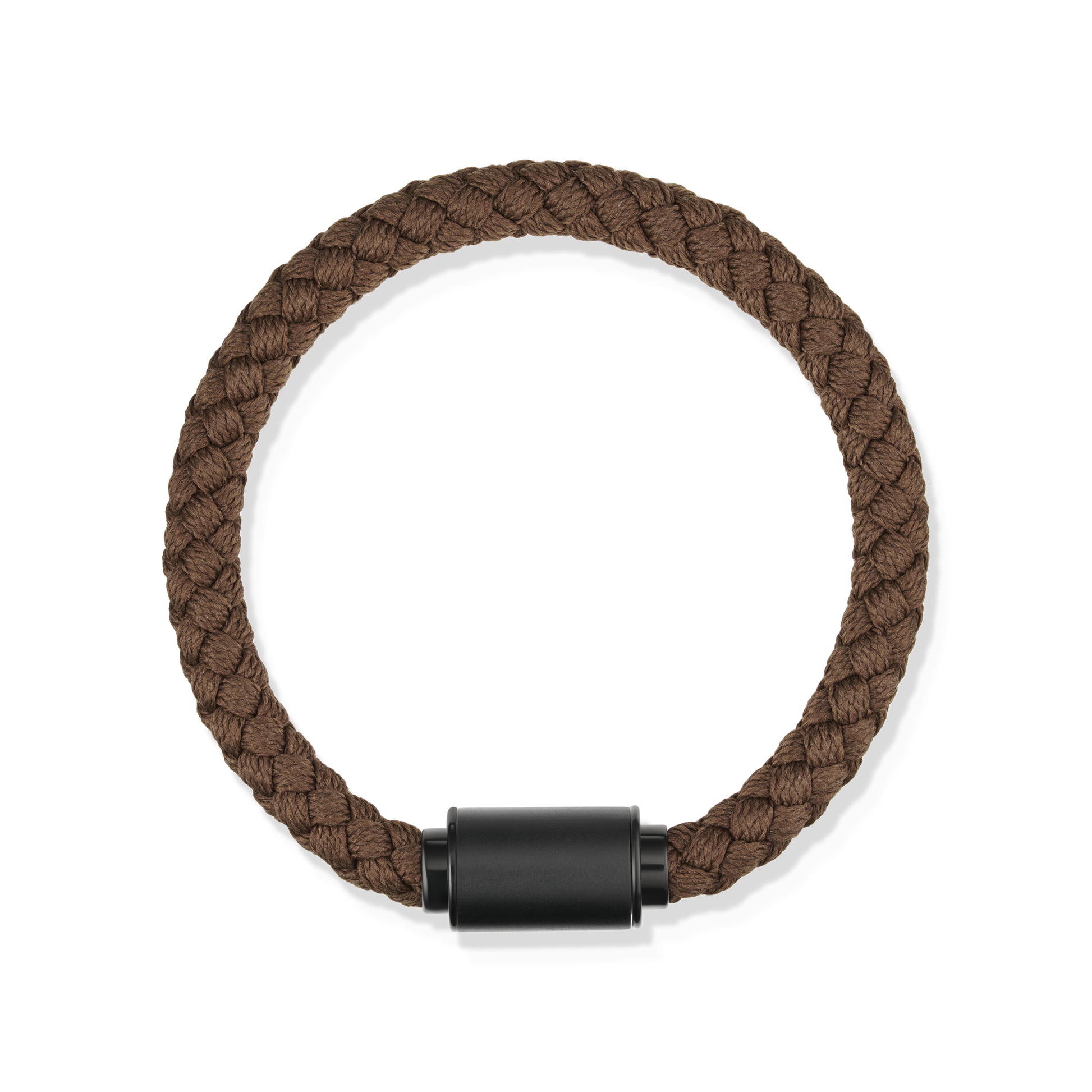BROWN CORD BLACK CHIP MAGNET