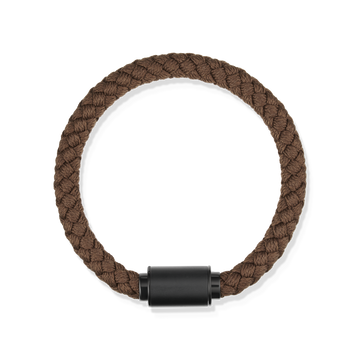 THALASSA BROWN CORD BLACK CHIP MAGNET