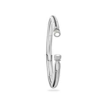 Jason Hyde Stainless Steel Seacap Chip Bangle 