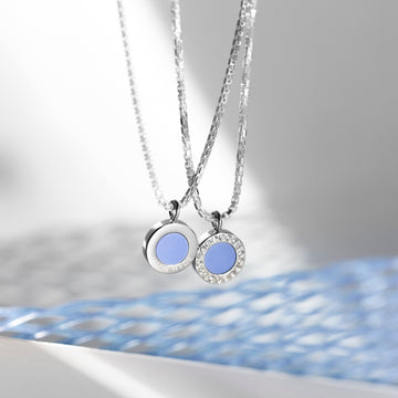 OCEAN PERSIAN BLUE CHIP NECKLACE