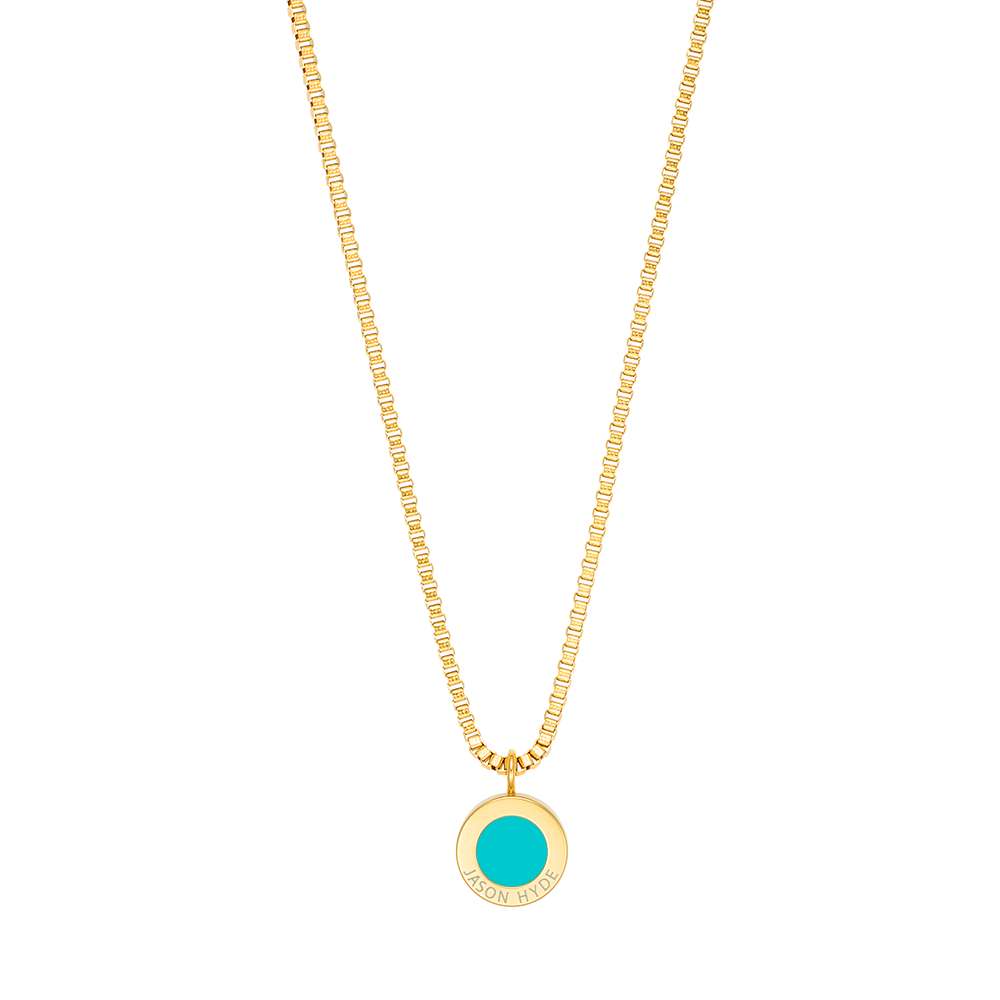 TURQUOISE CHIP NECKLACE
