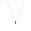 Jason Hyde Wewa Persian Blue Circle Chip Necklace