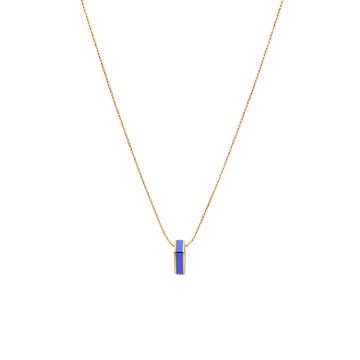 Jason Hyde Wewa Persian Blue Circle Chip Necklace