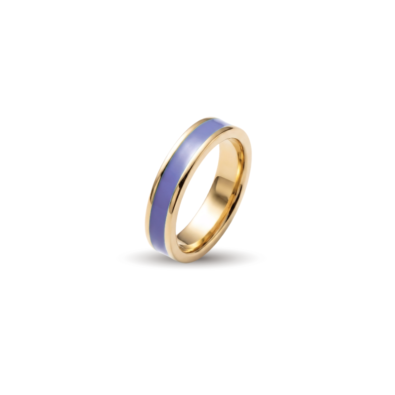 Premium stainless steel charm with 18k gold plating and ocean-inspired detail