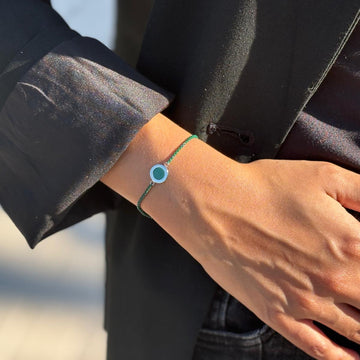 OCEAN AVENTURINE CHAIN AVENTURINE CHIP BRACELET