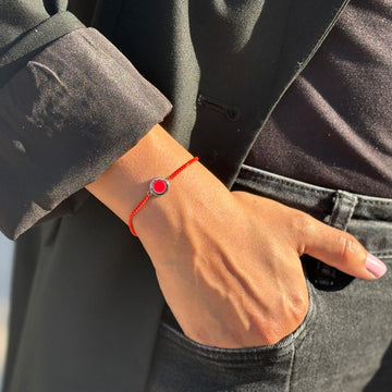 OCEAN RED CHAIN RED CHIP BRACELET
