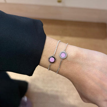 OCEAN FONDANT PINK CHIP BRACELET