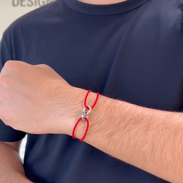 Jason Hyde Sayna Red Cord Bracelet