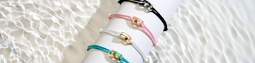 WEWA BRACELETS IN TURQUOISE, WHITE, PINK AND BLACK