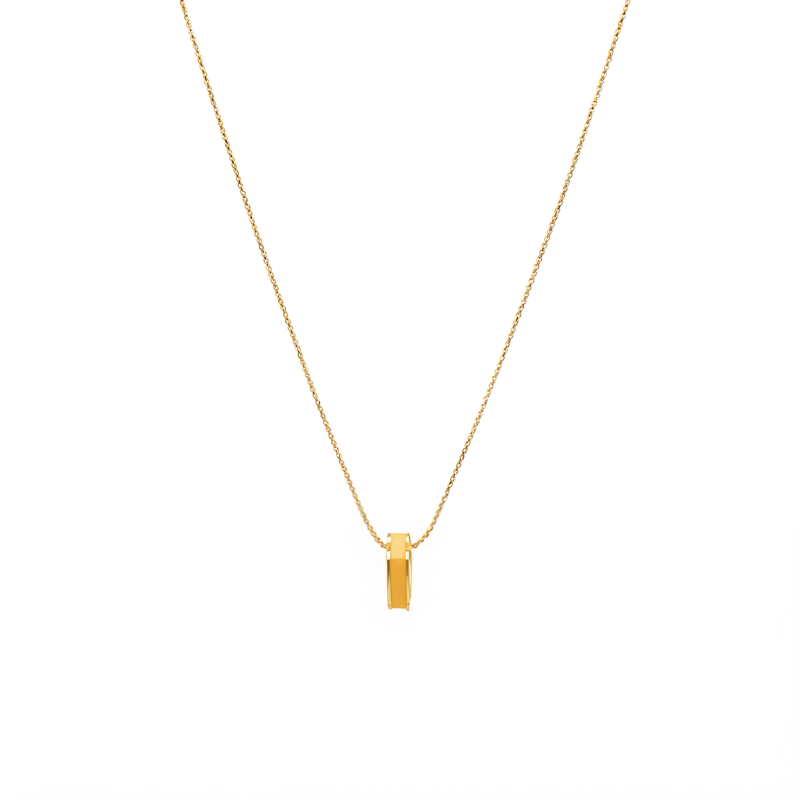Eco-Friendly Wewa Apricot Crush Chip Necklace