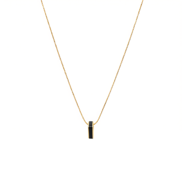 Jason Hyde Wewa Black Circle Chip Necklace