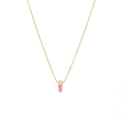  Adjustable Wewa Fondant Pink Circle Chip Necklace 