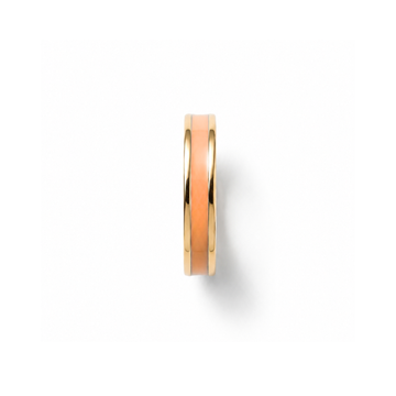 Elegant gold plated circle chip charm with minimalist modern design