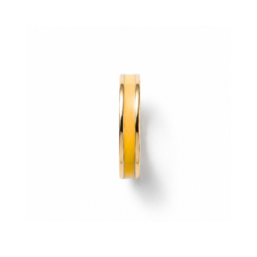 Modern gold plated charm featuring recycled ocean plastic detail