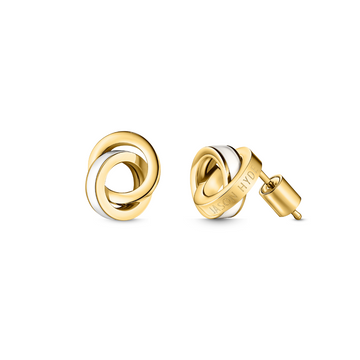 WEWA SAILOR KNOT WHITE CHIP EARRING